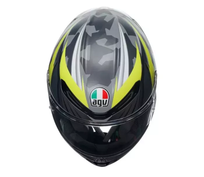 AGV K6 S E2206 MPLK EXCITE MATT CAMO/YELLOW FLUO vel. L