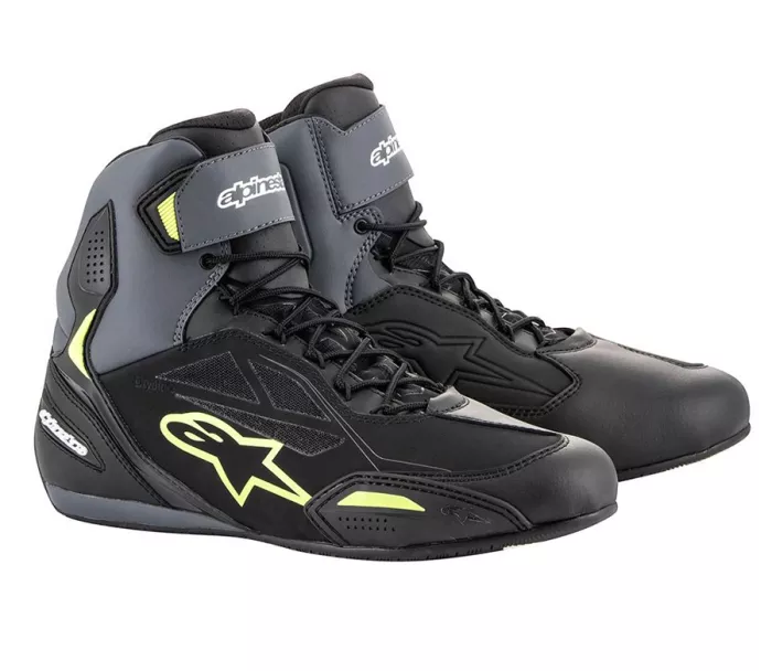 Boty na motorku Alpinestars Faster-3 Drystar black/grey/fluo