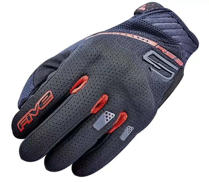 Rukavice na moto Five RS3 Evo airflow black/red