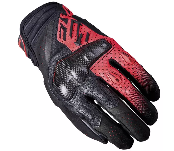 Rukavice Five RS-C Evo black/fluo red