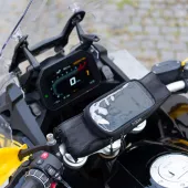 Pouzdro na řídítka motocyklu CellularLine FIXED Handlebar Case, černé
