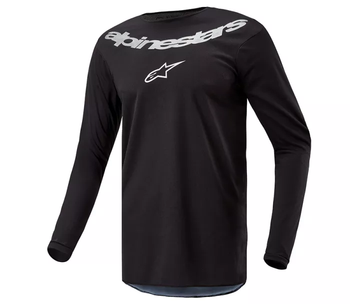 MX dres Alpinestars Fluid graphite black/silver