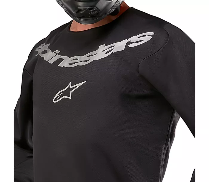 MX dres Alpinestars Fluid graphite black/silver