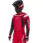 Motokrosový dres Alpinestars Fluid Haul bright red/black