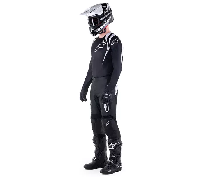 Motokrosový dres Alpinestars Fluid Narin black/white