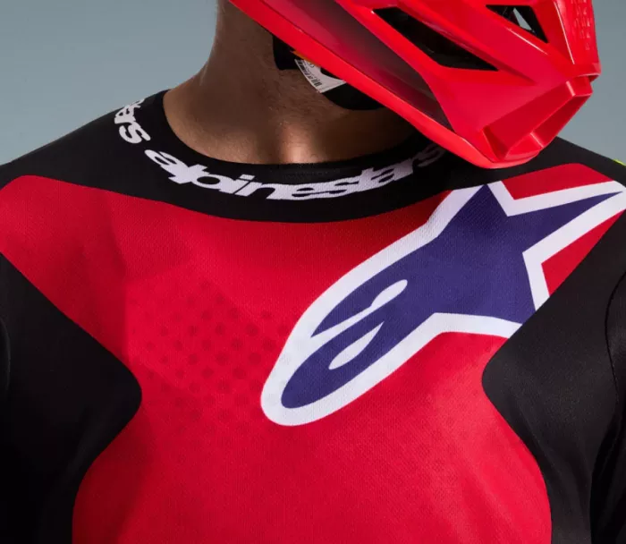 Alpinestars Fluid Grid red/black/purple vel. XL