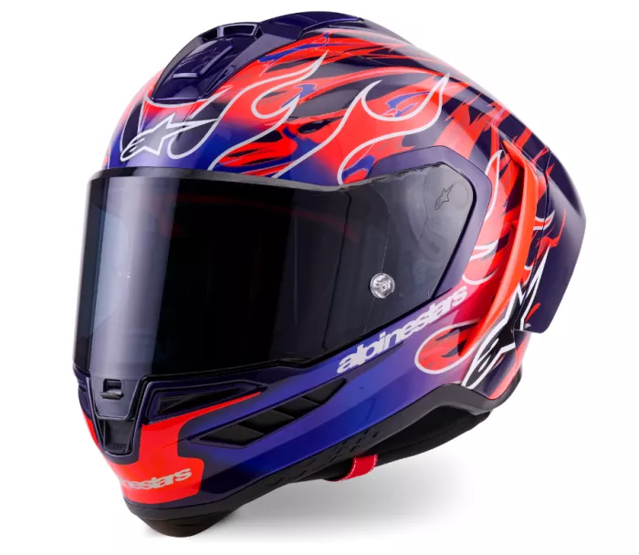 Závodní helma Alpinestars  Supertech R10 Flyte purple/red glossy