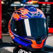 Závodní helma Alpinestars  Supertech R10 Flyte purple/red glossy