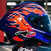 Závodní helma Alpinestars  Supertech R10 Flyte purple/red glossy