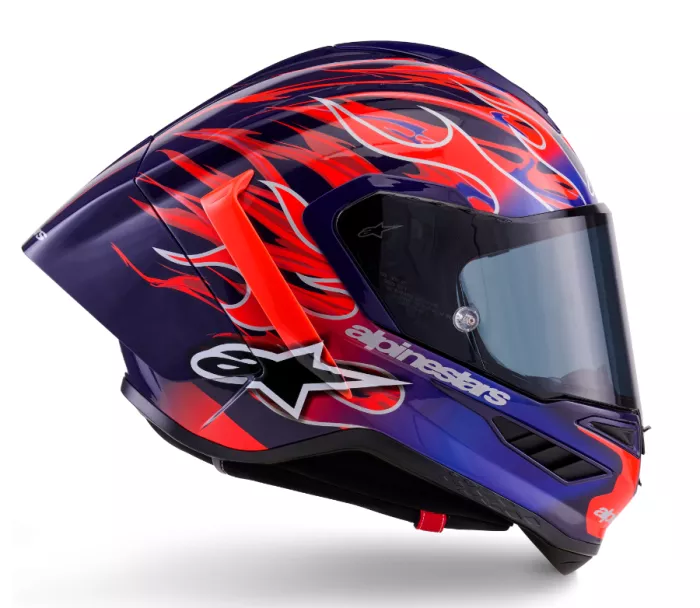Závodní helma Alpinestars  Supertech R10 Flyte purple/red glossy