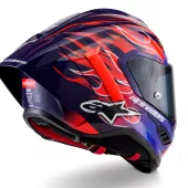 Závodní helma Alpinestars  Supertech R10 Flyte purple/red glossy