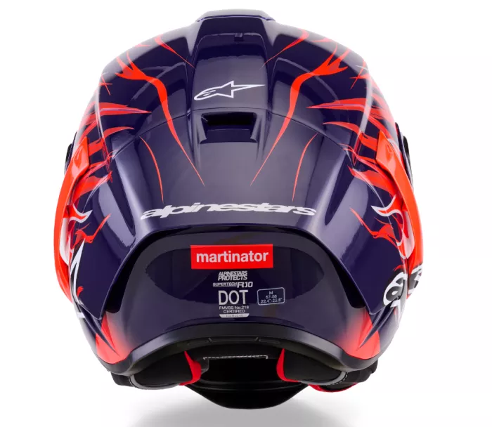 Závodní helma Alpinestars  Supertech R10 Flyte purple/red glossy