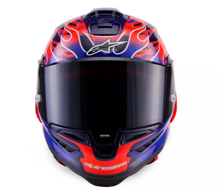 Závodní helma Alpinestars  Supertech R10 Flyte purple/red glossy