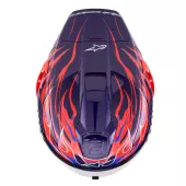 Závodní helma Alpinestars  Supertech R10 Flyte purple/red glossy