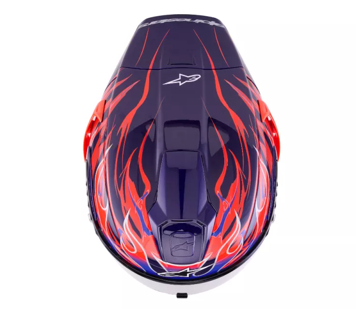 Závodní helma Alpinestars  Supertech R10 Flyte purple/red glossy