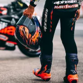 Závodní helma Alpinestars  Supertech R10 Flyte purple/red glossy