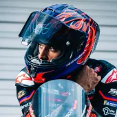 Závodní helma Alpinestars  Supertech R10 Flyte purple/red glossy