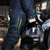Dámské kevlarové džíny na moto Trilobite Agnox blue