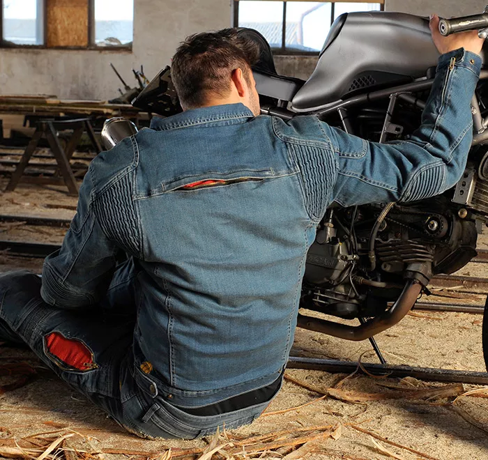 Bunda na moto Trilobite 961 Parado blue men vel. 3XL