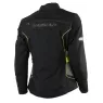 Dámská bunda na moto Nazran Poseidon W black/light grey/yellow fluo