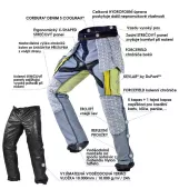 Kevlarové džíny na moto Trilobite PROBUT X-FACTOR men blue