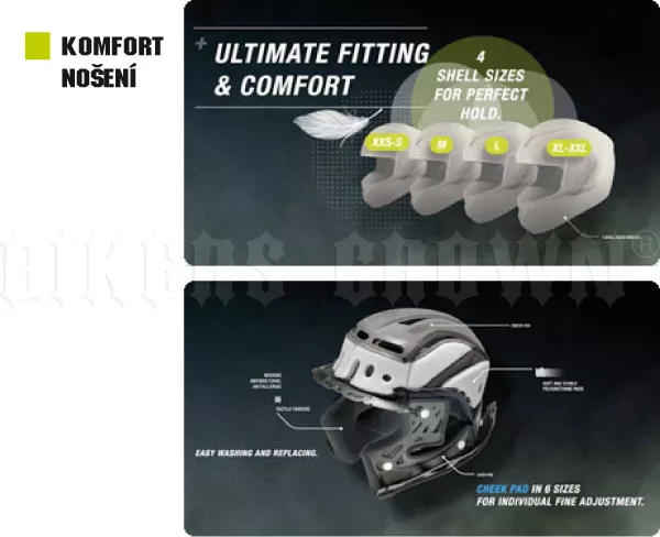 Shoei Chin Curtain D (XR-1100 / X-Spirit II / Qwest/ NXR) bradový deflektor