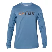 Tričko Fox Apex Ls blue steel