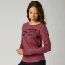Dámské triko FOX Boundary Ls Top - Purple HZ