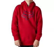 Dětská mikina Fox Youth Legacy Pullover Fleece Flame Red vel. YM