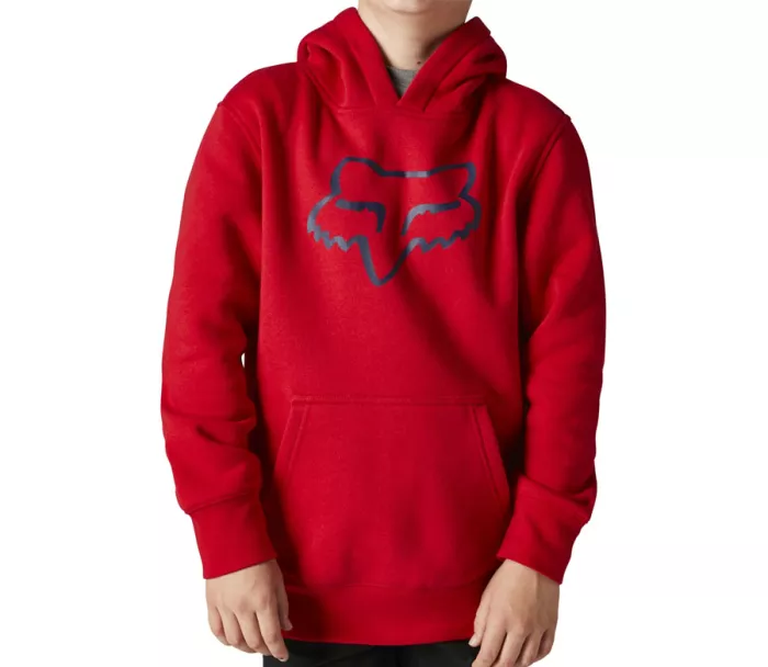 Dětská mikina Fox Youth Legacy Pullover Fleece Flame Red