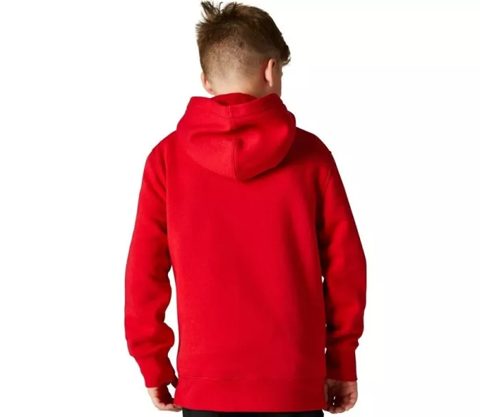 Dětská mikina Fox Youth Legacy Pullover Fleece Flame Red