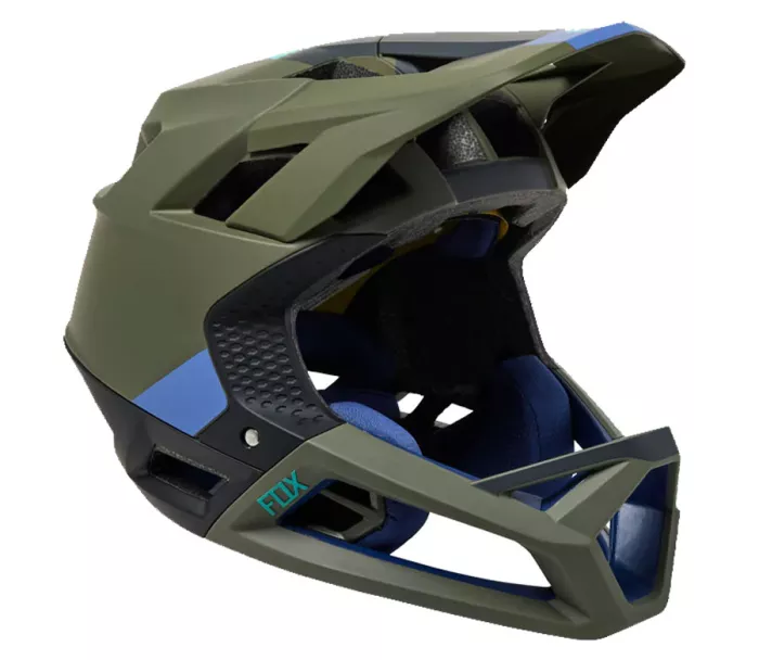 Helma Fox Proframe Blocked Helmet olive green vel. L