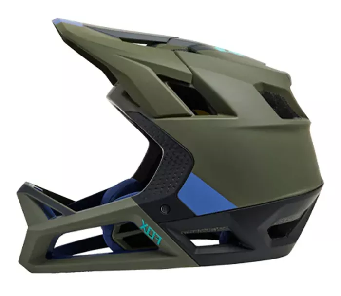 Helma Fox Proframe Blocked Helmet olive green vel. L