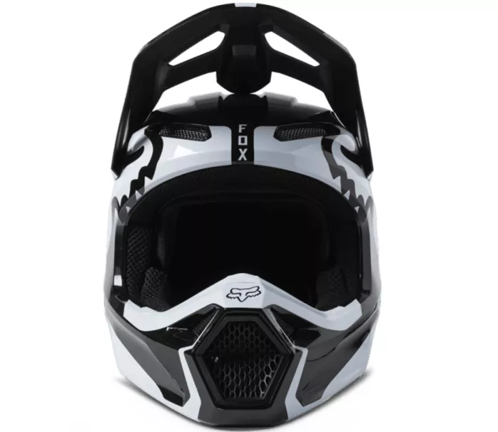 Dětská motokrosová helma Fox Yth V1 Leed Helmet Dot/Ece Black/White