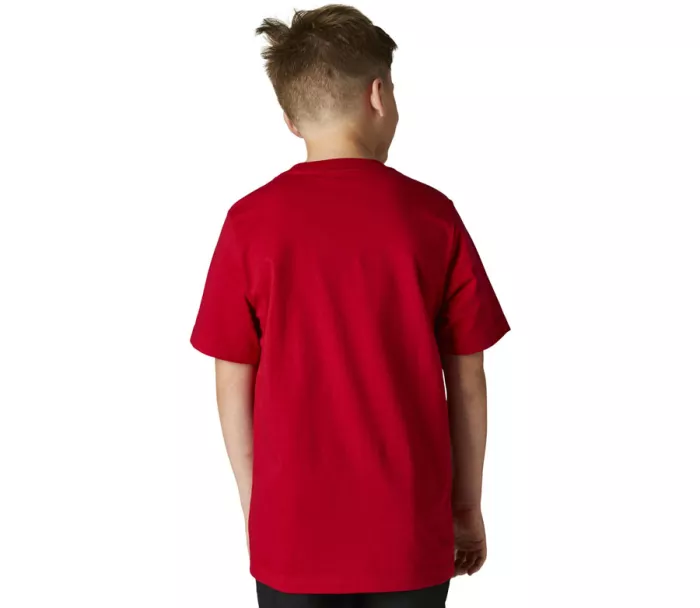 Dětské tričko Fox Youth Legacy Ss Tee - Flame Red