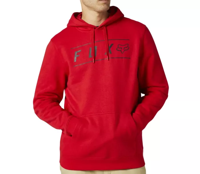 Mikina Fox Pinnacle Pullover Fleece Flame Red vel. S