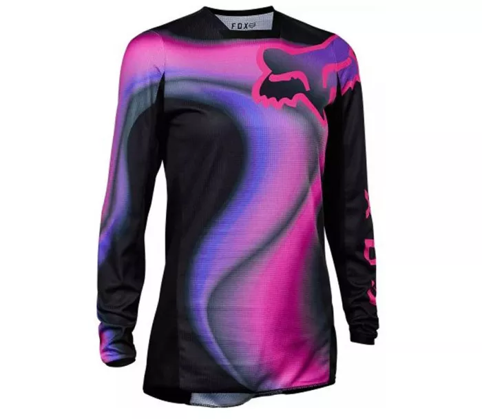 Dámský motokrosový dres Fox Wmns 180 Toxsyk Jersey Black/Pink