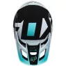 Motokrosová helma Fox V2 Dier Helmet, Ece teal