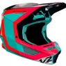 Motokrosová helma Fox V2 Voke Ece aqua