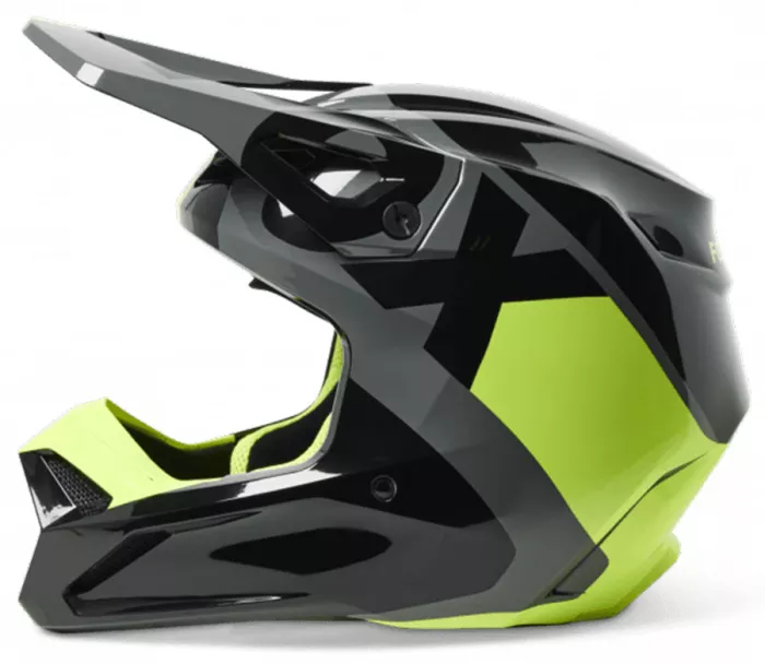 Motokrosová helma Fox  V1 Xpozr Helmet Dot/Ece Black/Grey