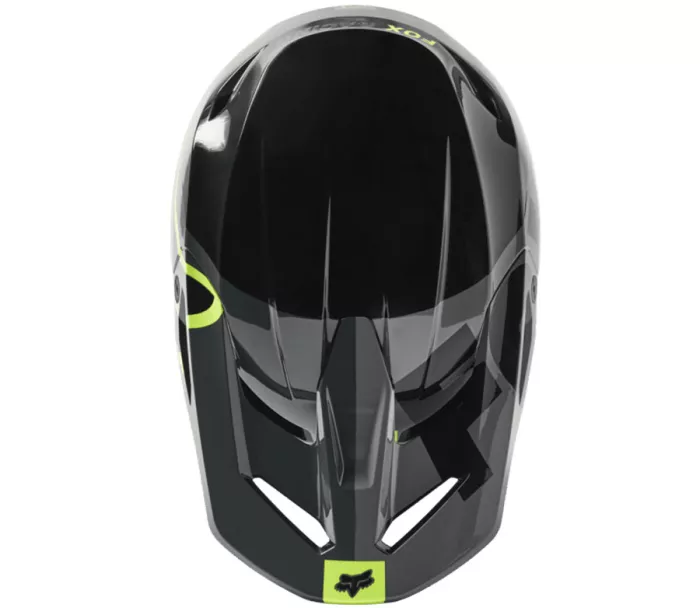 Motokrosová helma Fox  V1 Xpozr Helmet Dot/Ece Black/Grey