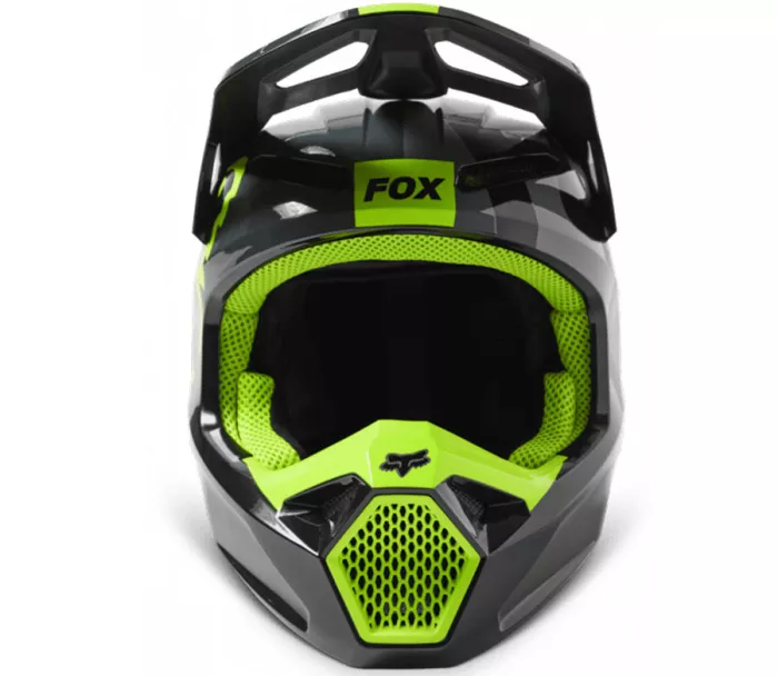 Motokrosová helma Fox  V1 Xpozr Helmet Dot/Ece Black/Grey