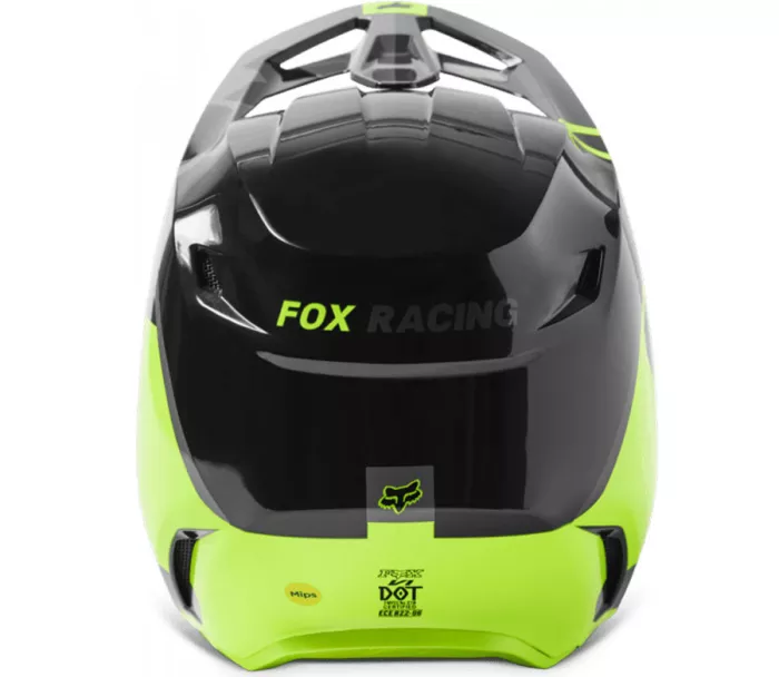 Motokrosová helma Fox  V1 Xpozr Helmet Dot/Ece Black/Grey