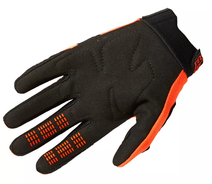 Dětské motokrosové rukavice Fox Yth Dirtpaw Glove Fluo Orange