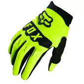 Dětské motokrosové rukavice Fox Yth Dirtpaw fluo/yellow