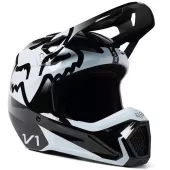 Motokrosová helma Fox V1 Leed Helmet Dot/Ece - Black/White vel. L