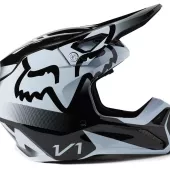 Motokrosová helma Fox V1 Leed Helmet Dot/Ece - Black/White vel. L