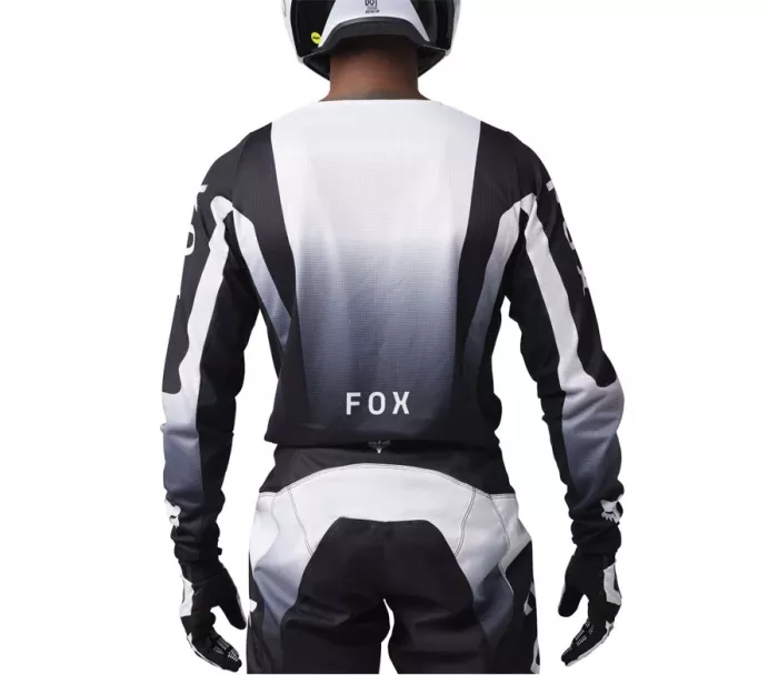 Motokrosový dres Fox Lean Jersey Black/White