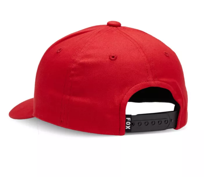 Dětská kšiltovka Fox 31925-122 Yth Legacy 110 Sb Hat - OS Flame Red