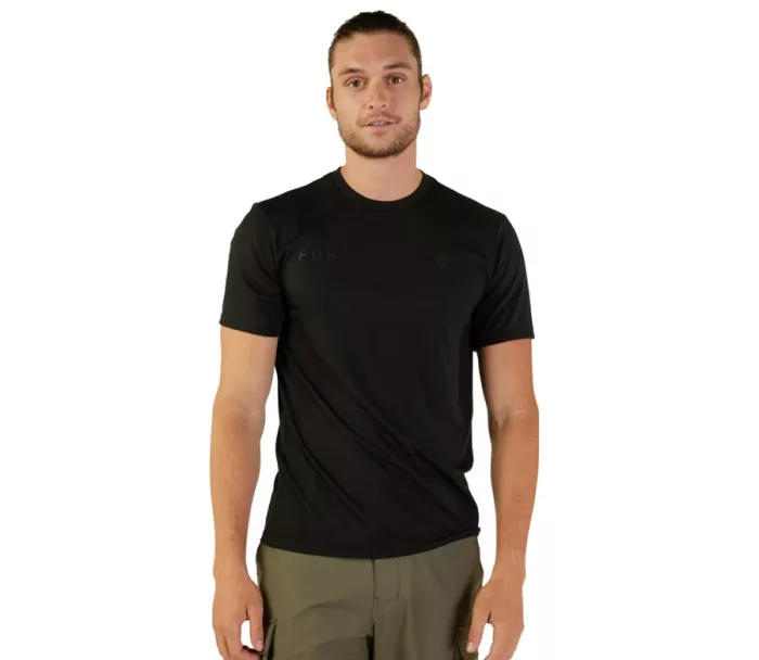 Fox Wordmark Ss Tech Tee Black vel. 2XL